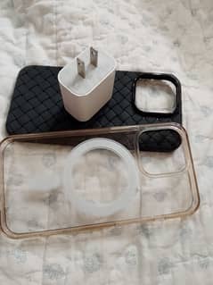 Iphone Charger and 2 Covers