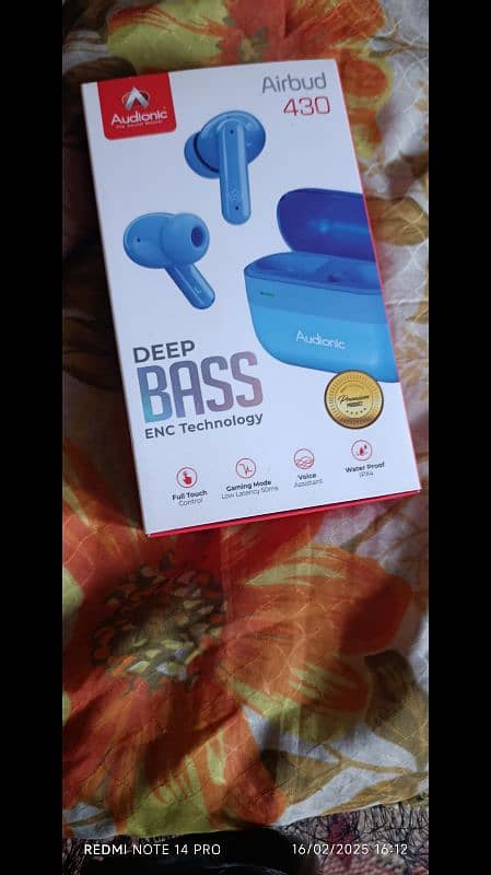 audionic earbuds. full bass sound 2