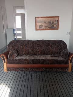 Brown colour sofa set