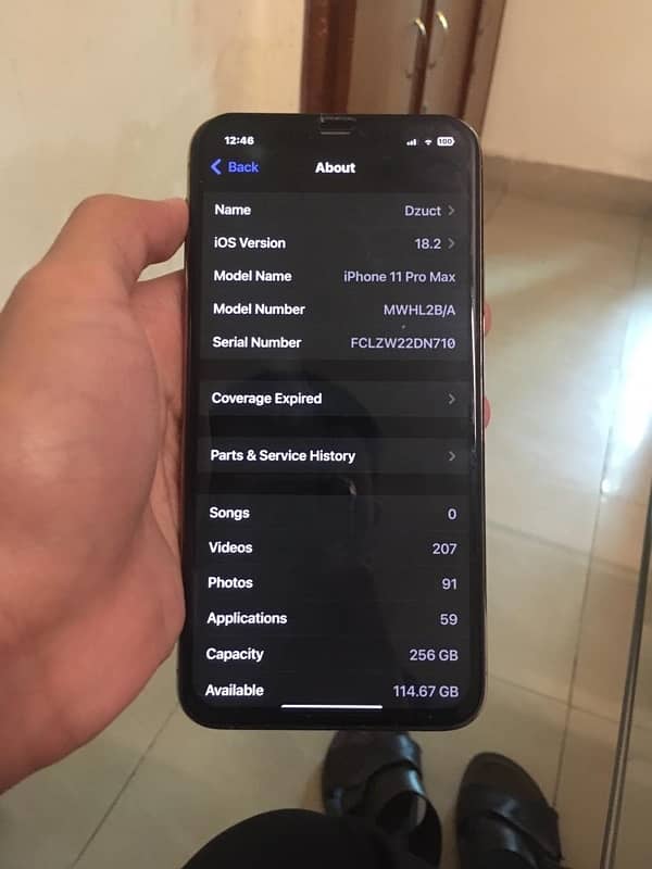 IPhone 11 Pro Max 256 Gb PTA approved 4