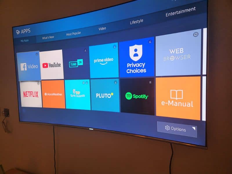 Samsung UA55KS8500K curved Led for sale 1