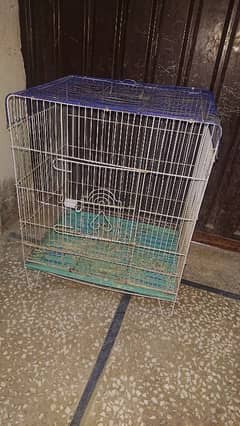 Big size cage for sale with tray or pots.