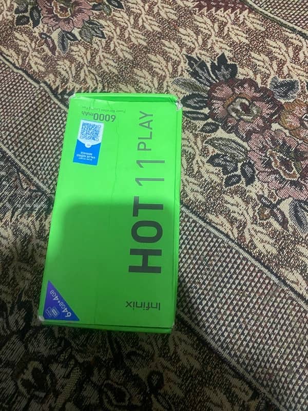 infinix hot 11 play With Box condition 10/9 5