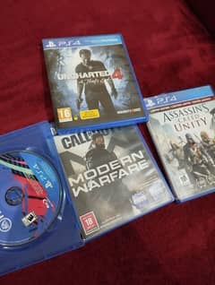 PS4 GAMES: UNCHARTED, FIFA, COD, ASSASSIN'S CREED