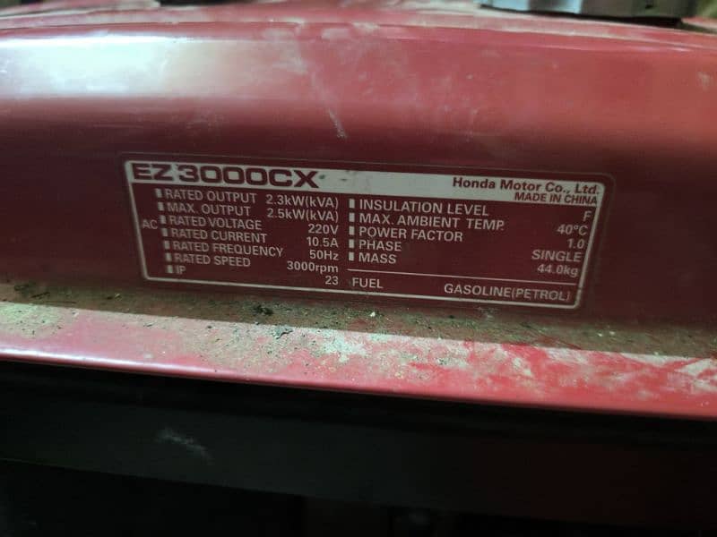 Original Honda Generator EZ 3000CX 1