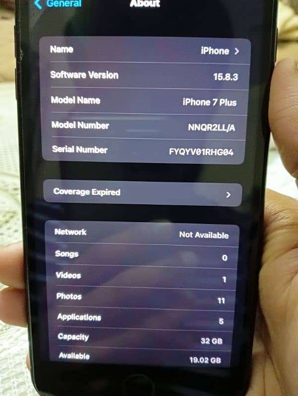 iphone 7 plus 32 GB Bypass 6