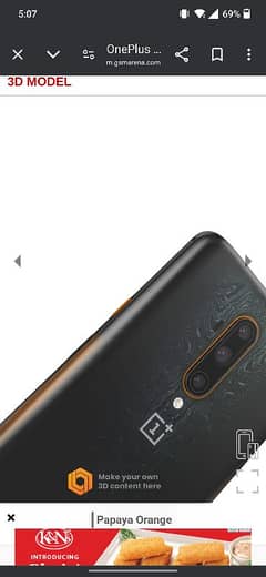 oneplus 7t pro macleren edition Brand New condition