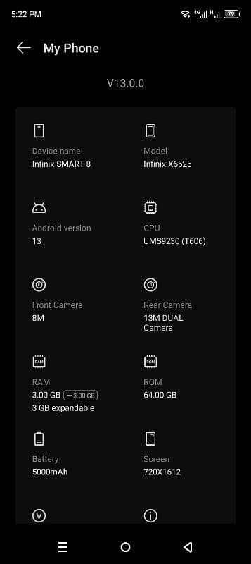 Infinix Smart 8 9.5/10 9