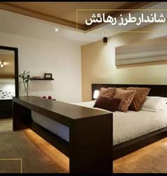 single bed room 2500 & double bed 3500 &weekly room available