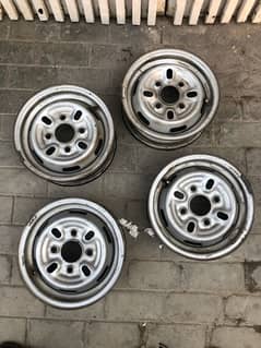 Suzuki Mehran Genuine Rims Original Set 4 nos