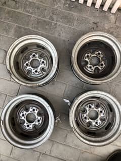 Suzuki Mehran Euro 2 Genuine Rims Original 4 nos