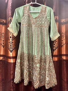 Beautiful Heavy Embellishment frock with trouser and duppatta