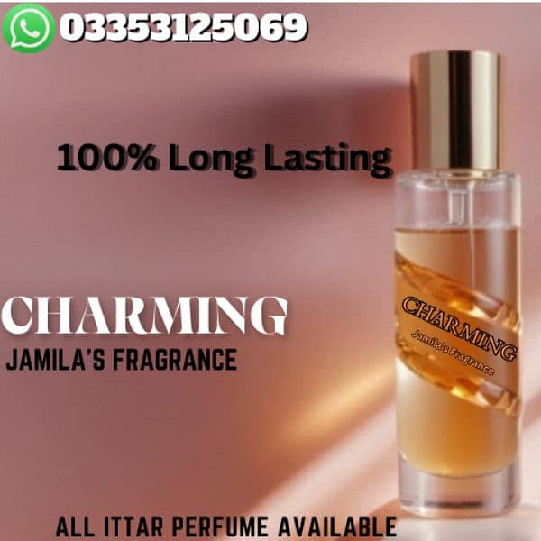 Charming Perfume | Lasting 6-10 hours | Jamila's Fragrance | Unisex 0