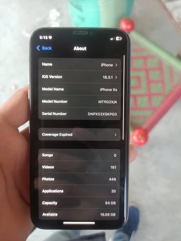 Iphone xs Dual sim PTA Approved 5