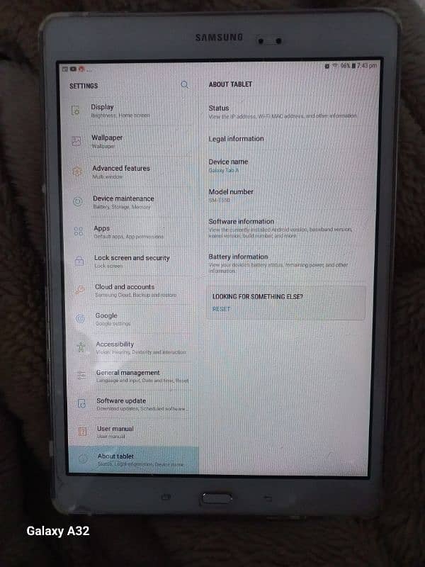 samsung tab A 6