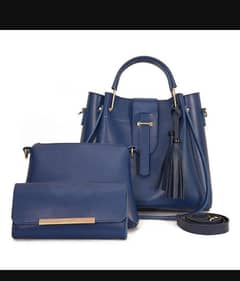 Alexa 3 Piece Handbag, sapphire blue