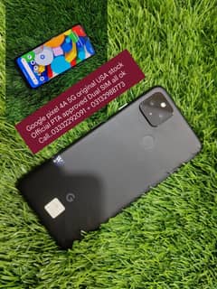 google pixel 4A 5G official PTA Dual SIM . . call jazz. . 03332292091