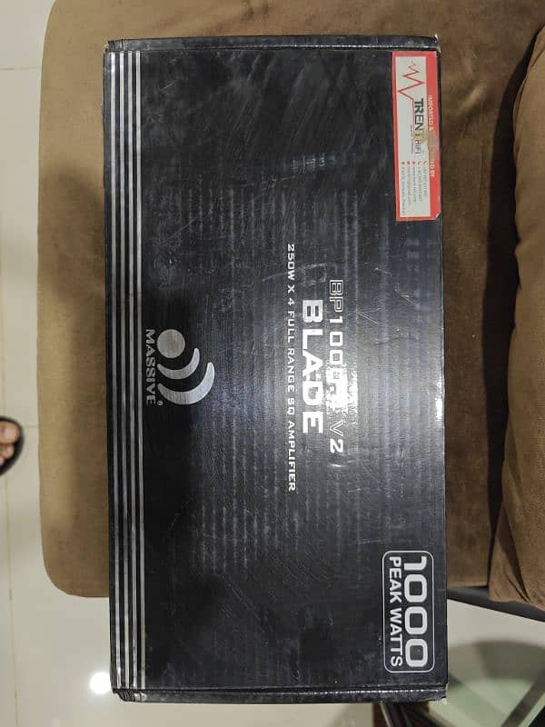 BP1000.4 V2- 80 Watts RMS x 4 @ 4 Ohm 4 Channel Amplifier 0