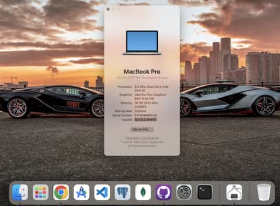 MacBook Pro 13-inch, 2017, Two Thunderbolt 3 ports