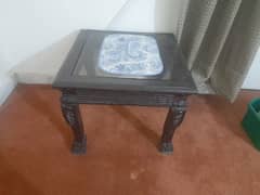 Wooden tables 3 pieces for sofa set, urgent sale