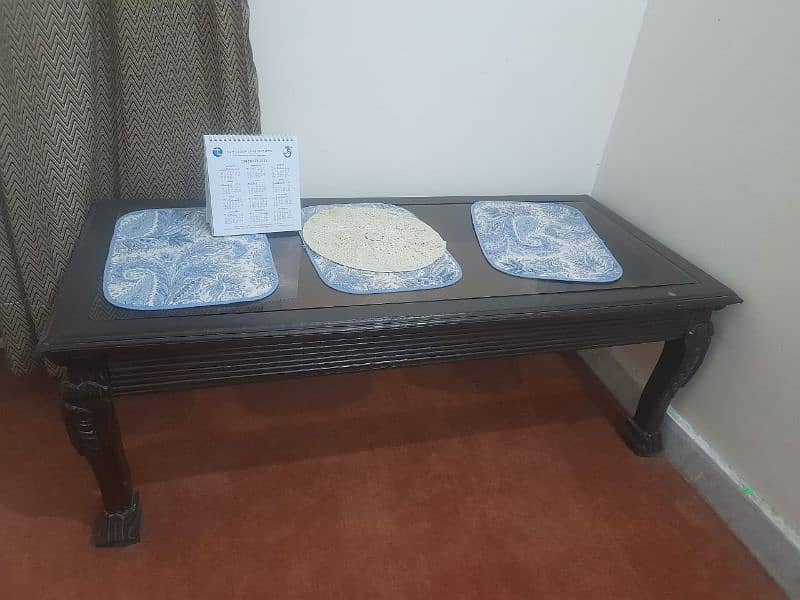 Wooden tables 3 pieces for sofa set, urgent sale 4