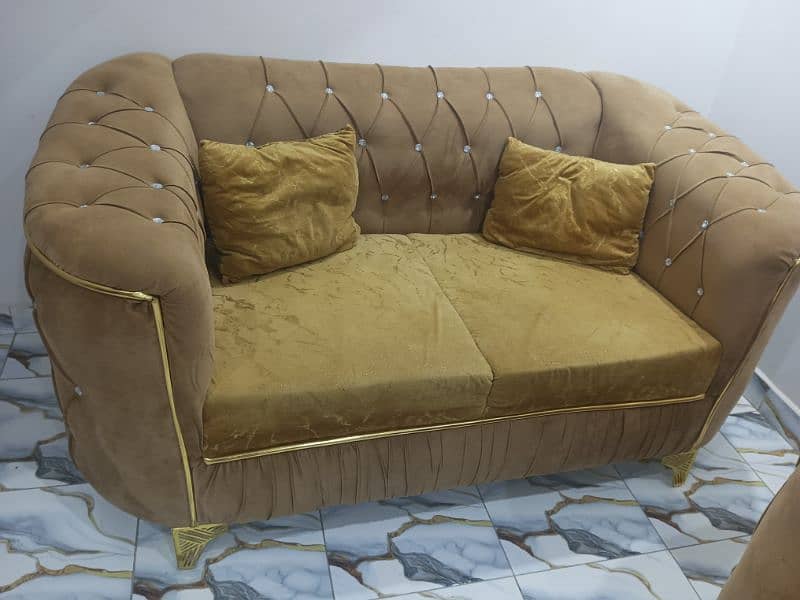 complete poshish sofa set available for sale 5