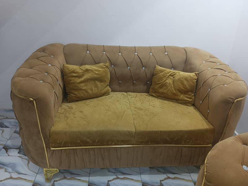 complete poshish sofa set available for sale 6