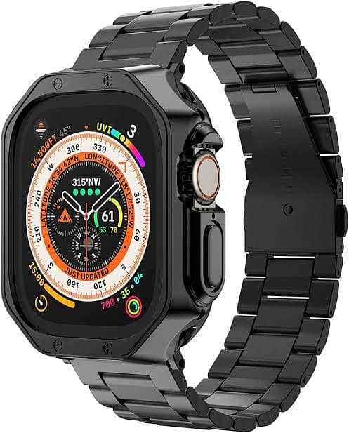 Smart Watch ultra with Free Metal Chain Strap available at Good price 3