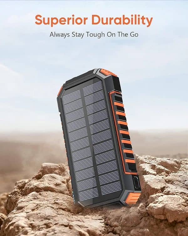 Power Bank Hiluckey 26800mah(Solar & Wireless Charging) Amazon Product 5