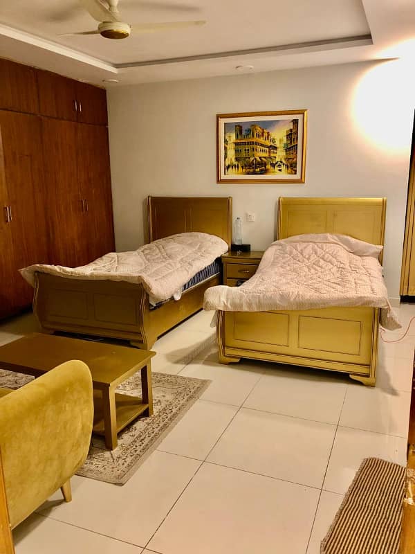 2 Bed Spacious Luxury Apartment - Fully Furnished in DHA 2 Islamabad , Near Giga Mall 10