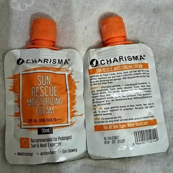 CHARISMA SUN RESCUE MOISURISING CREAM SPF 45 UVB/UVA PA+++ 1