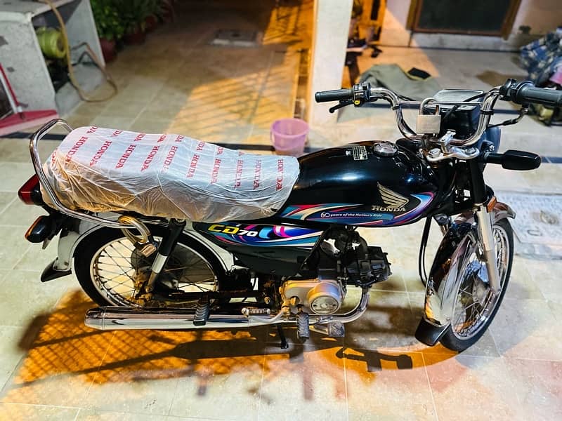 Honda CD 70 2024 model New condition 2