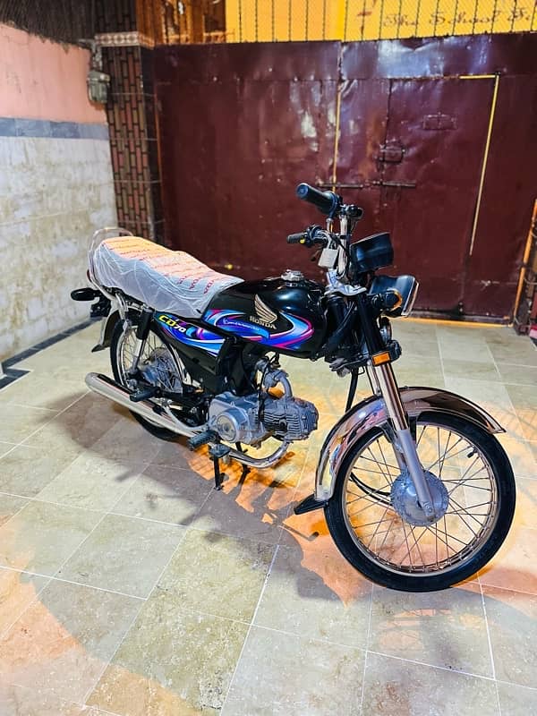 Honda CD 70 2024 model New condition 5