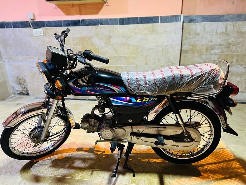 Honda CD 70 2024 model New condition 8