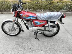 Honda CG125 model 2024 Islamabad golden number 03335565580