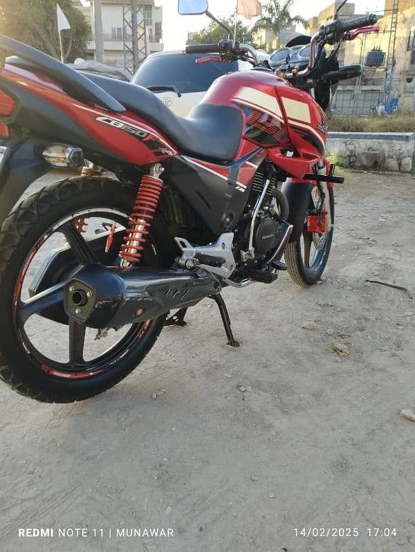 honda cb 150f 5