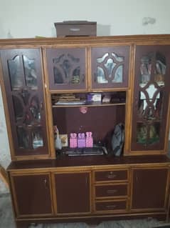 Wooden Moveable cupboard.