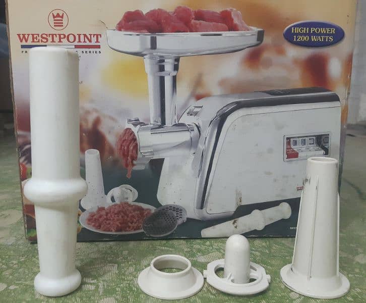 Electric deluxe meat grinder 1