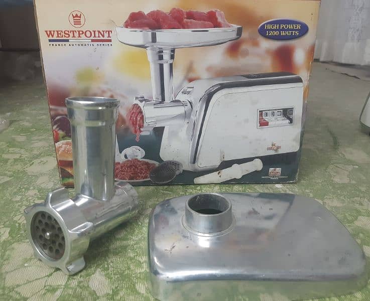 Electric deluxe meat grinder 8