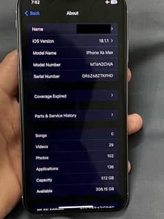 iPhone XSMAX 512 GB Non PTA