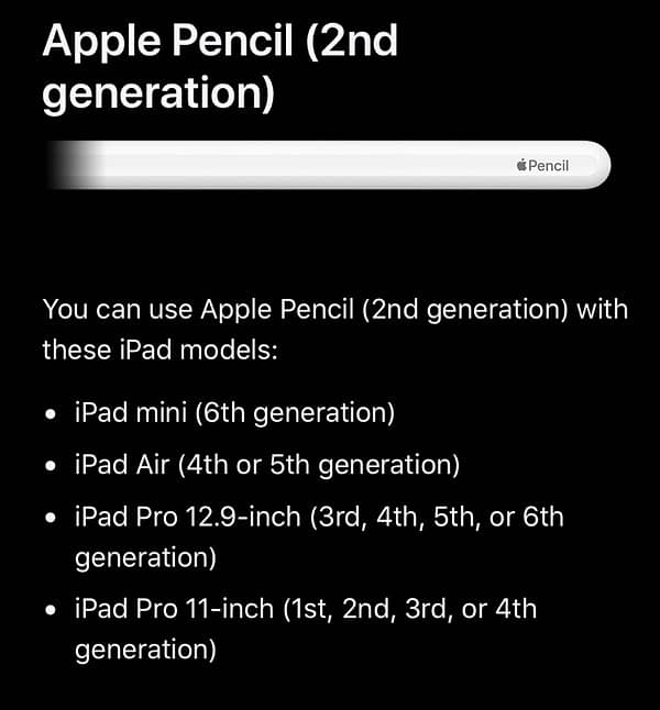 Apple Pencil 2 100% Original minor use 2