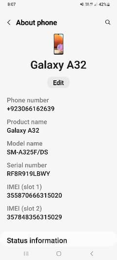 Samsung galaxy A32 6/128