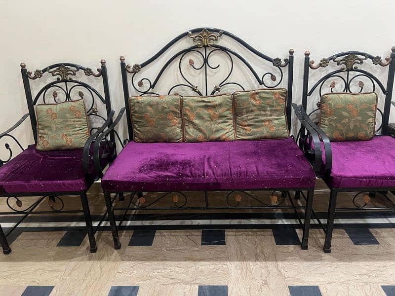 Iron Sofa Set 2+1+1 0