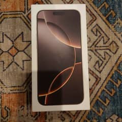 iPhone 16 Pro Max Desert Titanium 256 GB brand new box pack