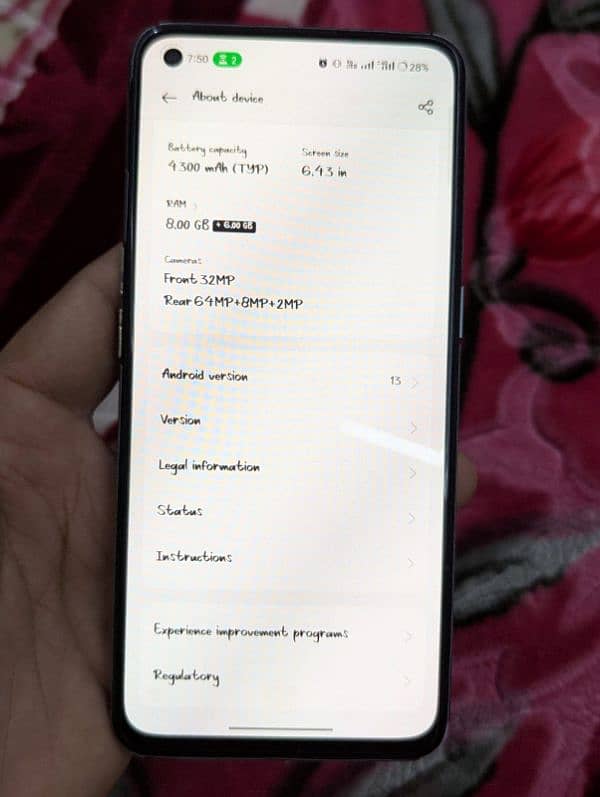 realme GT  Master edition 8gb 128gb full box all ok 5