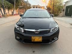 Honda Civic Vti Oriel Prosmatec Ug 2015 Black Colour Well Maintained