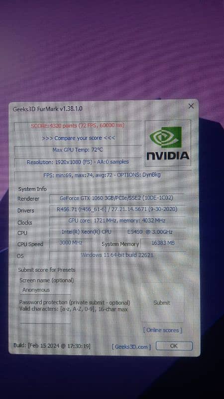 gtx 1060 3gb 3