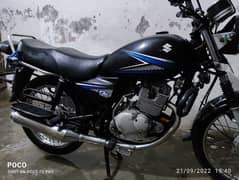 H Suzuki GS 150july 2016 model black color All documents clear and My