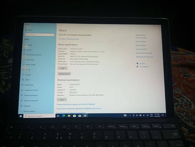 surface core i5 7 th generation 4