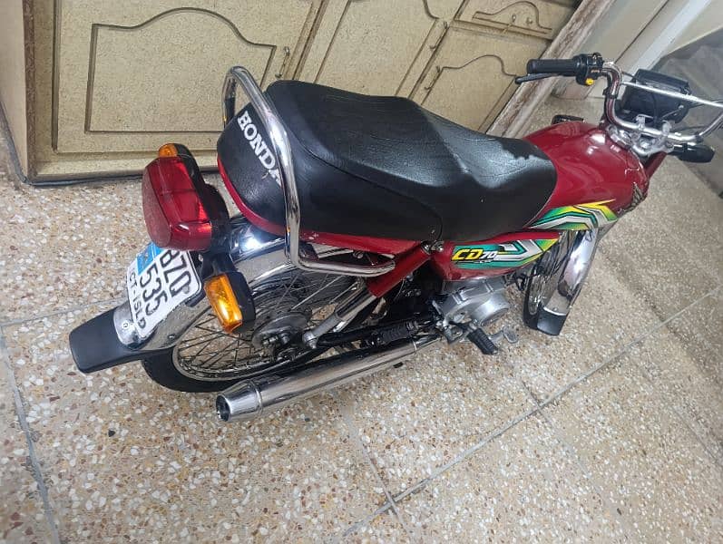 honda cd70 2022 10 month 2023 Islamabad number 4